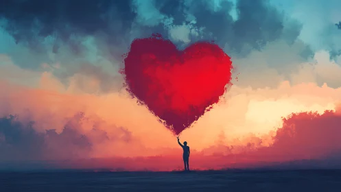 Heart in the Sky: A Dreamer's Promise Unfolds.