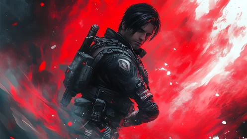 Rogue operative carves a burning path through scarlet chaos