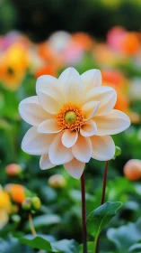 Architectural Flower Study: Layered Petalstructure with Chromatic Gradient.