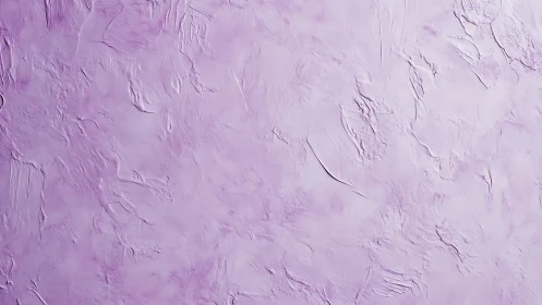 Textured pastel lavender plaster wall surface fills frame