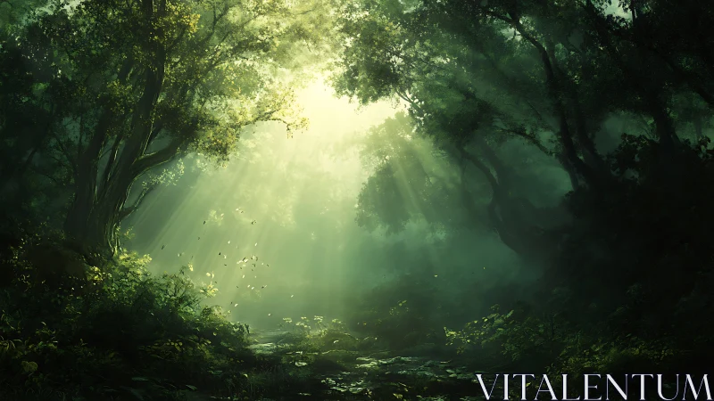 Radiant Forest Canopy with Cathedral Light.