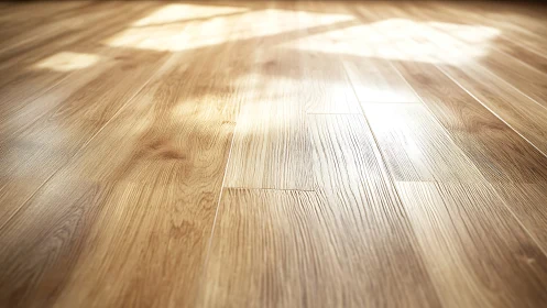 Sunlit wooden planks quietly rehearse their golden glow