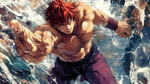 Tidal sprint warrior pointing straight through the storm surge.