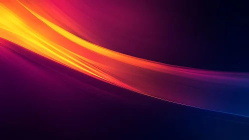 Vibrant orange light streaks on deep purple gradient.