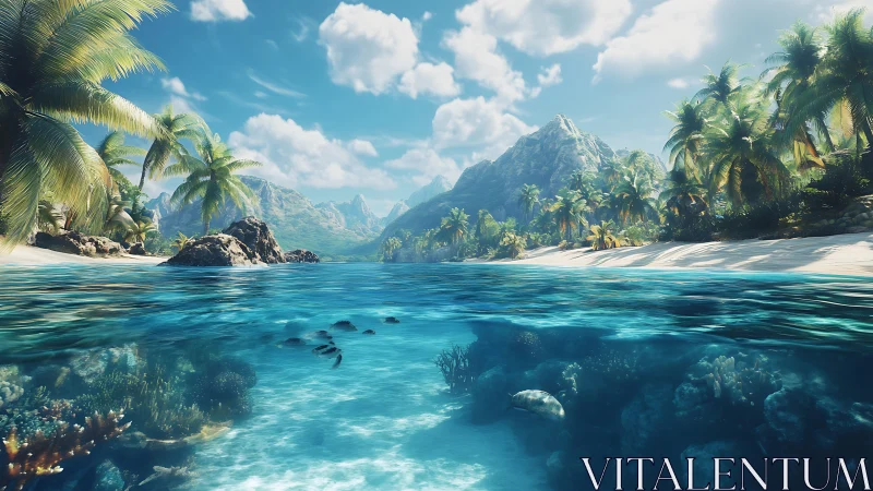 Paradise Cove: Crystal Waters Meet Lush Mountain Peaks