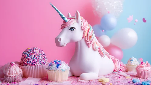 Sugar-sweet unicorn party in dreamy pastel colors.