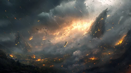 Cataclysmic Valley Inferno: Mountain Pass Apocalypse.