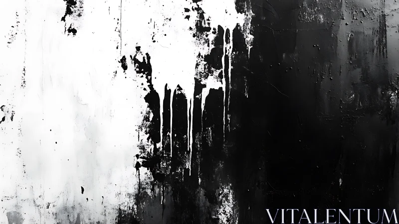 Ink Between Worlds: Bold Black And White Abstraction.