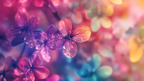 Translucent Morpho Petals: Macro Photography of Iridescent Wing Structures.