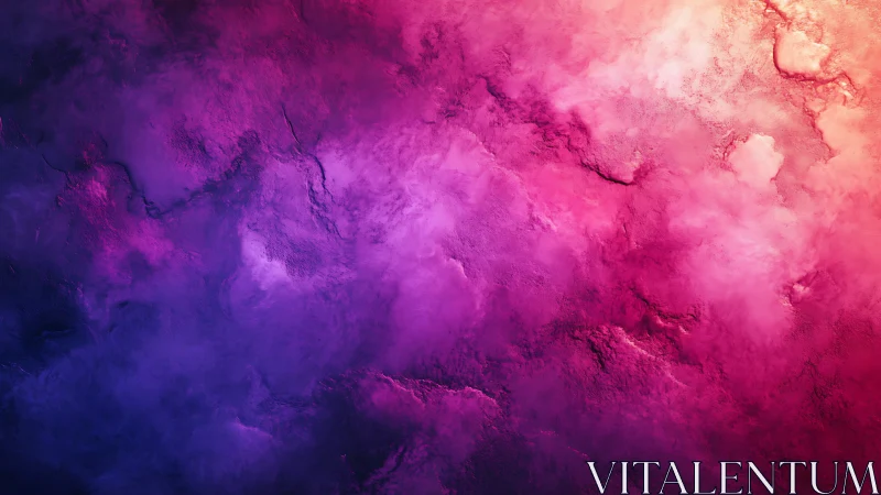 Digital painting gradient cloudfield with textured color diffusion.