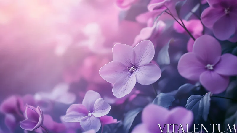 Lavender Whispers Dance Through Luminous Dreamscape