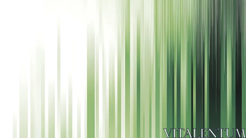 Vertical Green Gradient Lines Abstract Digital Art Background.