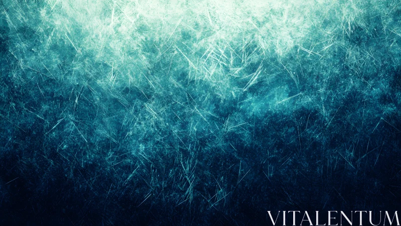 Abstract frosty blue textured gradient background digital art.