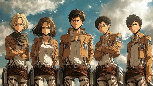 Skyline of stubborn cadets swears war beneath rolling clouds