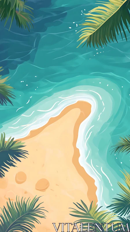 Paradise cove whispers where turquoise dreams kiss sandy shores