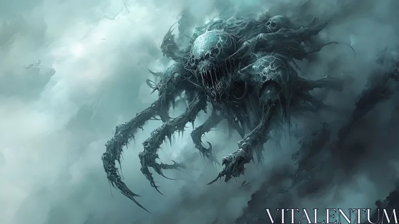 Stormborn nightmare drifts through mist in eerie silence