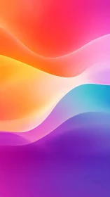 Color tides slide softly between sunset heat and neon dusk