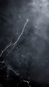 Midnight marble surface with soft misty veining detail.