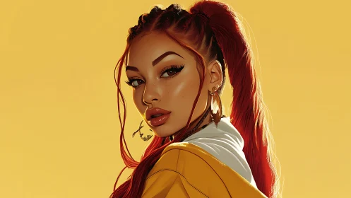 Sunlit stare rewrites street style in molten saffron glow