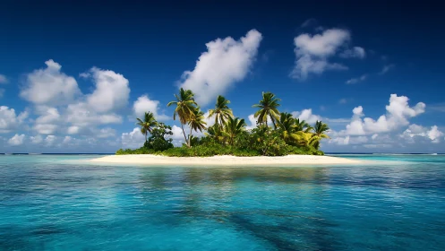 Paradise Island Emerges from Turquoise Dreams