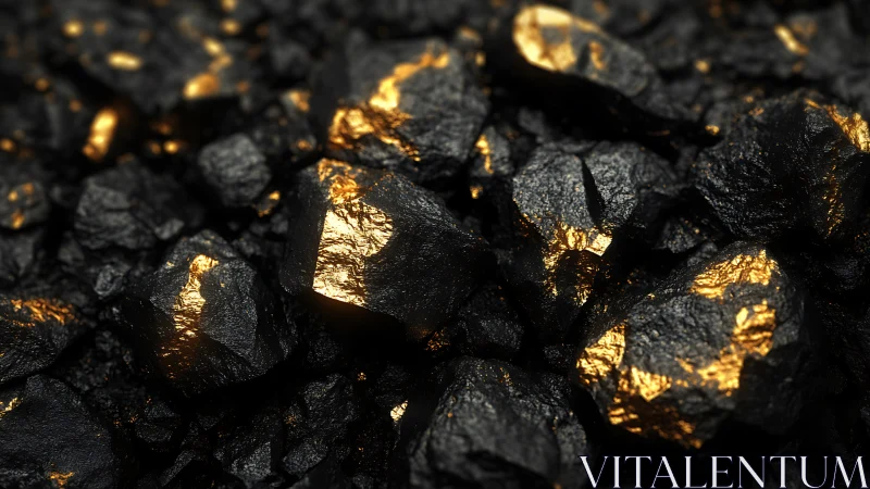 Midnight ore chorus with molten gold whispers aglow.