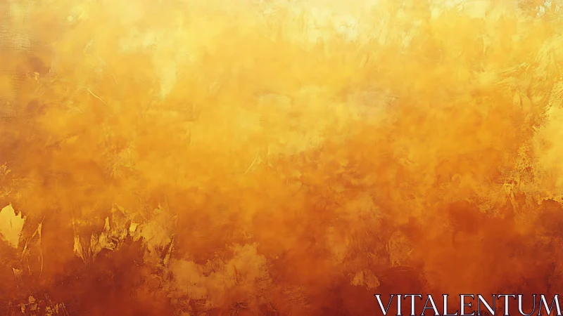 Molten dawn haze swirling in a glowing amber abstraction.