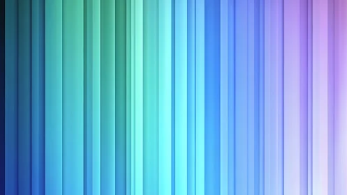 Vertical gradient bars in cool blue, teal, purple palette.