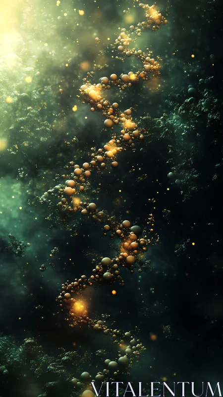 Glowing particle helix forms DNA-like structure in dark space