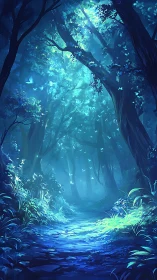 Enchanted Forest Glow: Where Light Finds Magic.