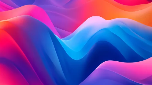 Chromatic gradient wavefields in layered digital topology.