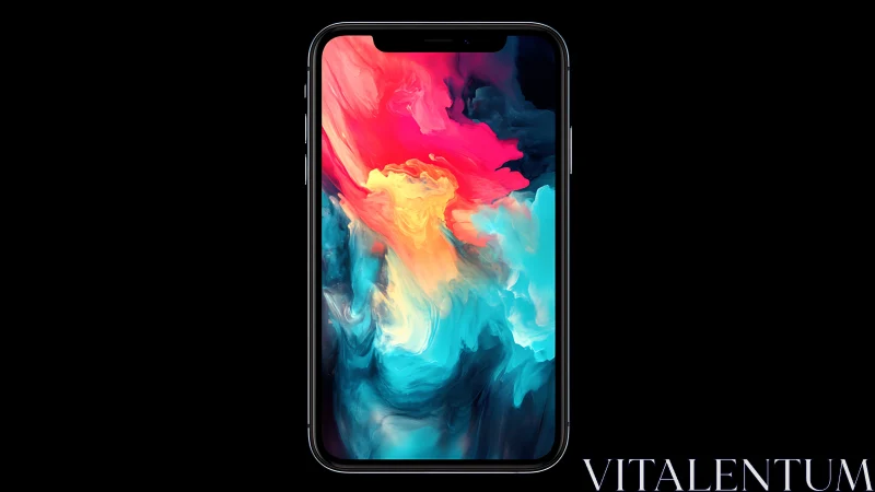 Luminous Ink Abstraction on Mobile Display.