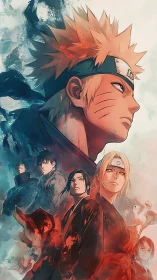 Heroic anime ninja leader rises amid storm of allies