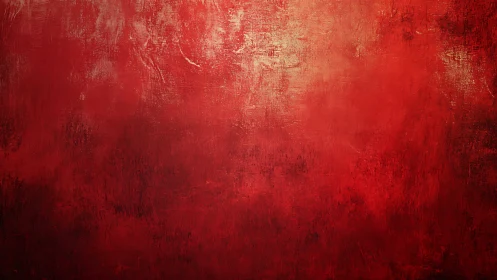 Crimson textured abstract field with layered brush geometry.