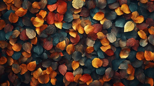 Rustling leaf constellations drift across a velvet forest