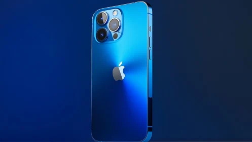 iPhone 12 Pro Max Pacific Blue with Triple Camera System