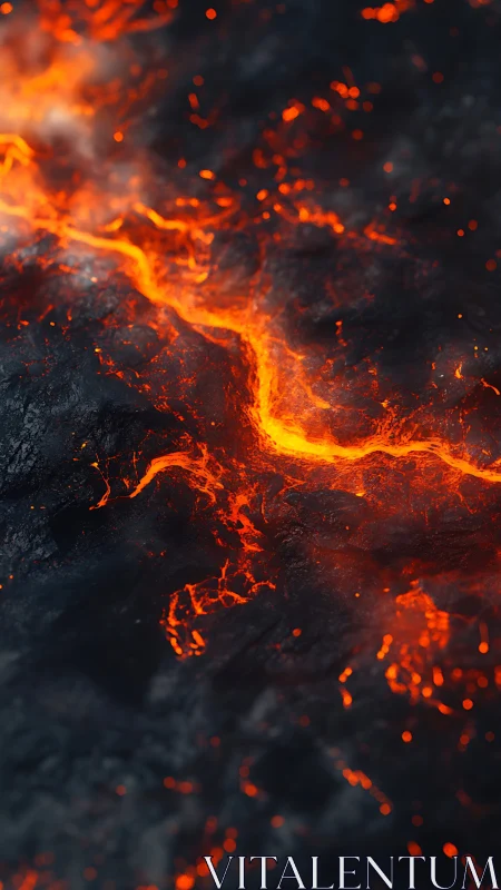 Lava Flow with Incandescent Particulate Dispersion and Pyroclastic Dynamics