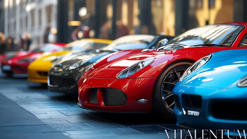 Chrome dreams idle in a jewel-toned supercar parade