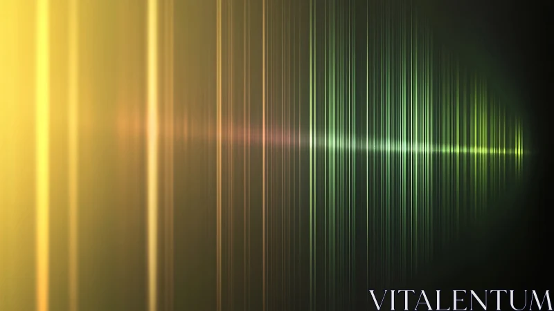 Spectral light frequencies converge into a digital waveform field