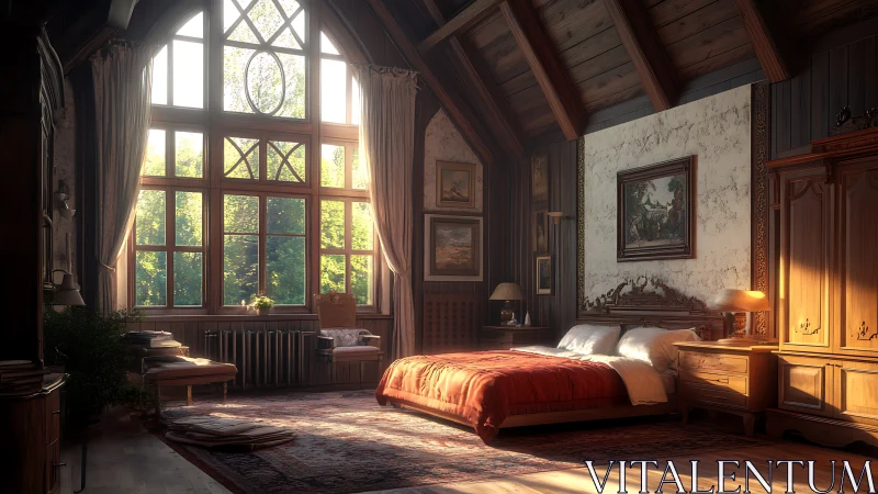 Sunlit gabled sanctuary lets morning stories spill inside