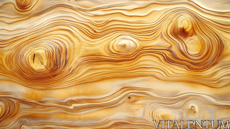 Natural wood grain texture with swirling knots, warm earthy tones.