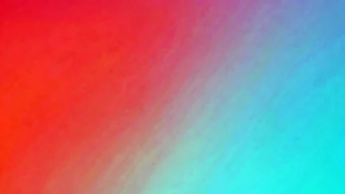 Gentle rainbow gradient blending warm red to cool teal.