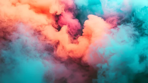 Glowing clouds of color drifting in a dreamy, gentle haze.