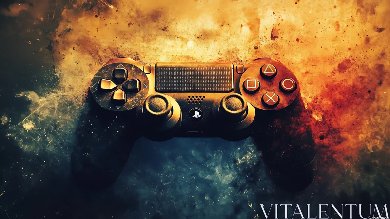 Inferno Controller: Gaming Forge of Fire and Chaos.