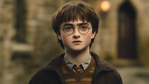 Youthful student portrait uses shallow depth and soft backlighting