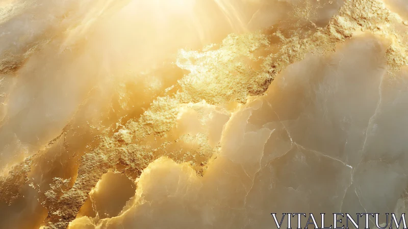 Golden cloudstone glow with softly drifting light.