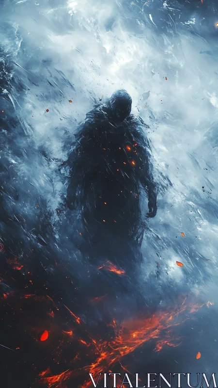 Shadowwalker Between Frost And Flame, Quietly Rising.