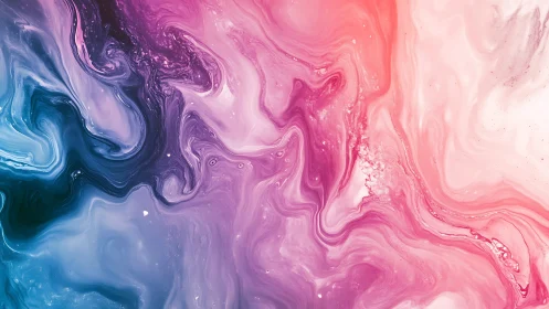 Bidirectional fluid gradient renders swirling cyan to magenta fields