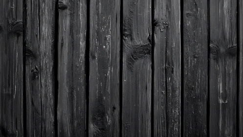 Dark weathered wooden planks with rough textured grain.