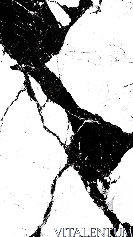 Monochrome marble fissures sketch restless abstract paths.