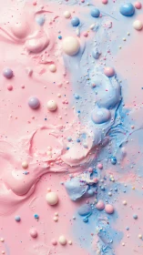 Pastel swirls and candy sprinkles in a dreamy color dance.